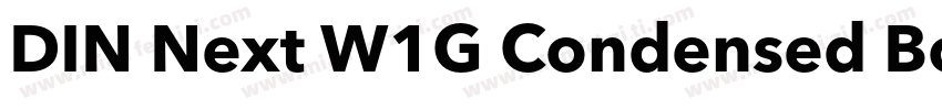 DIN Next W1G Condensed Bold字体转换